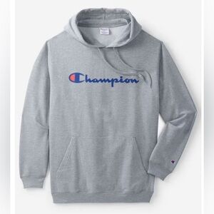 Champion Heather Gray Pullover Hoodie